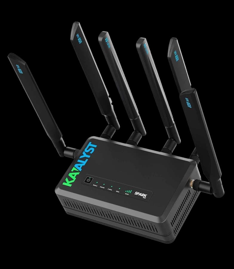 Katalyst SPARK K500A cellular router with external antennas